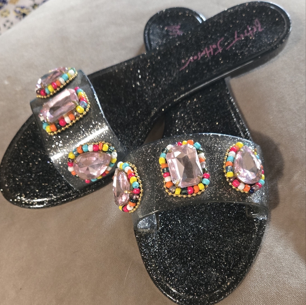 Betsey Johnson Madilyn Jellys - Black